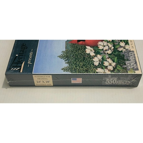 New Factory Sealed Heritage Puzzle "Carolina Calling" 550 pcs 24" x 18" USA Made - Picture 3 of 6